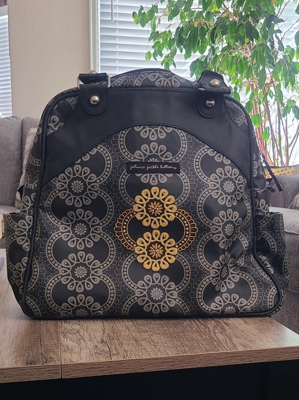 Petunia Pickle Bottom Boxy Backpack Diaper Bag Mini Purse Tote